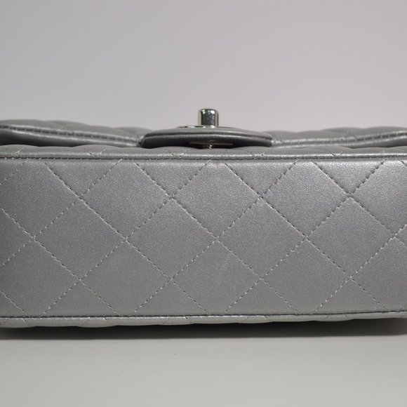 Chanel Silver Flap Bag - Picture 9 of 11